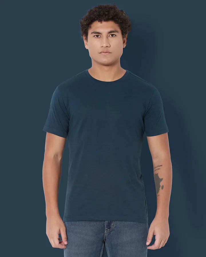 SHORT SLEEVE T SHIRT - Petroleum Blue