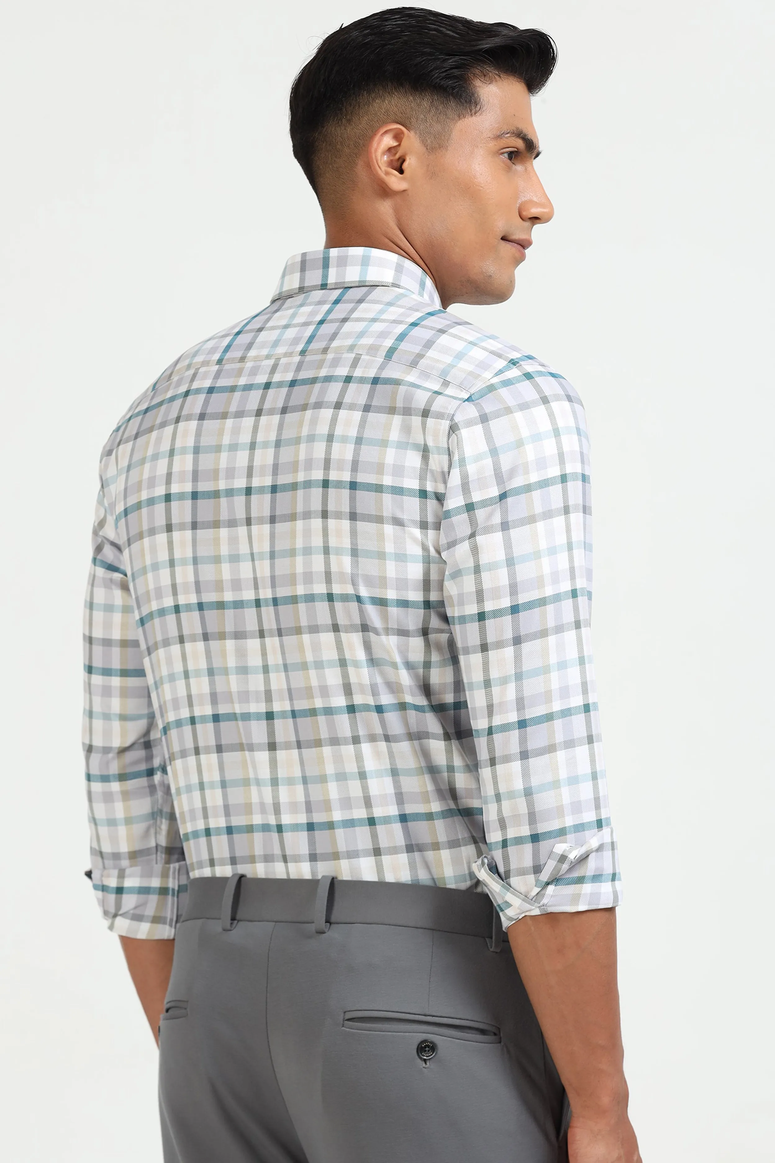 Silver Pine Plaid Shirt