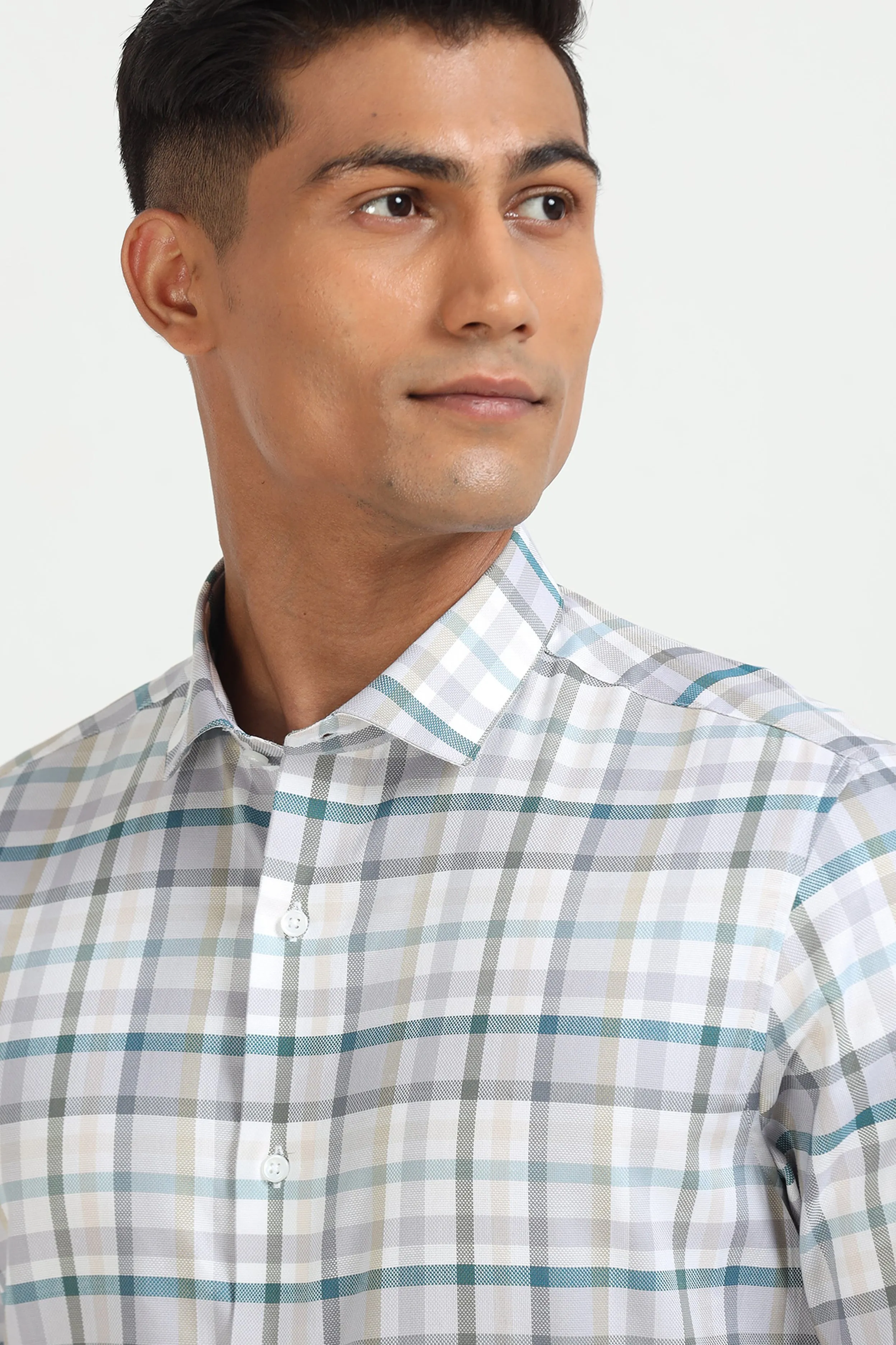 Silver Pine Plaid Shirt