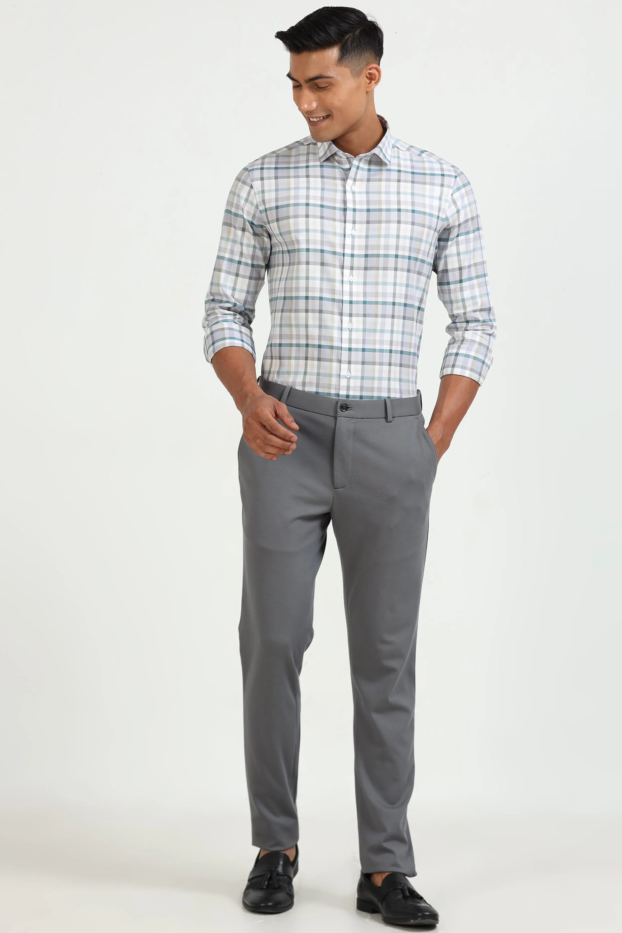 Silver Pine Plaid Shirt