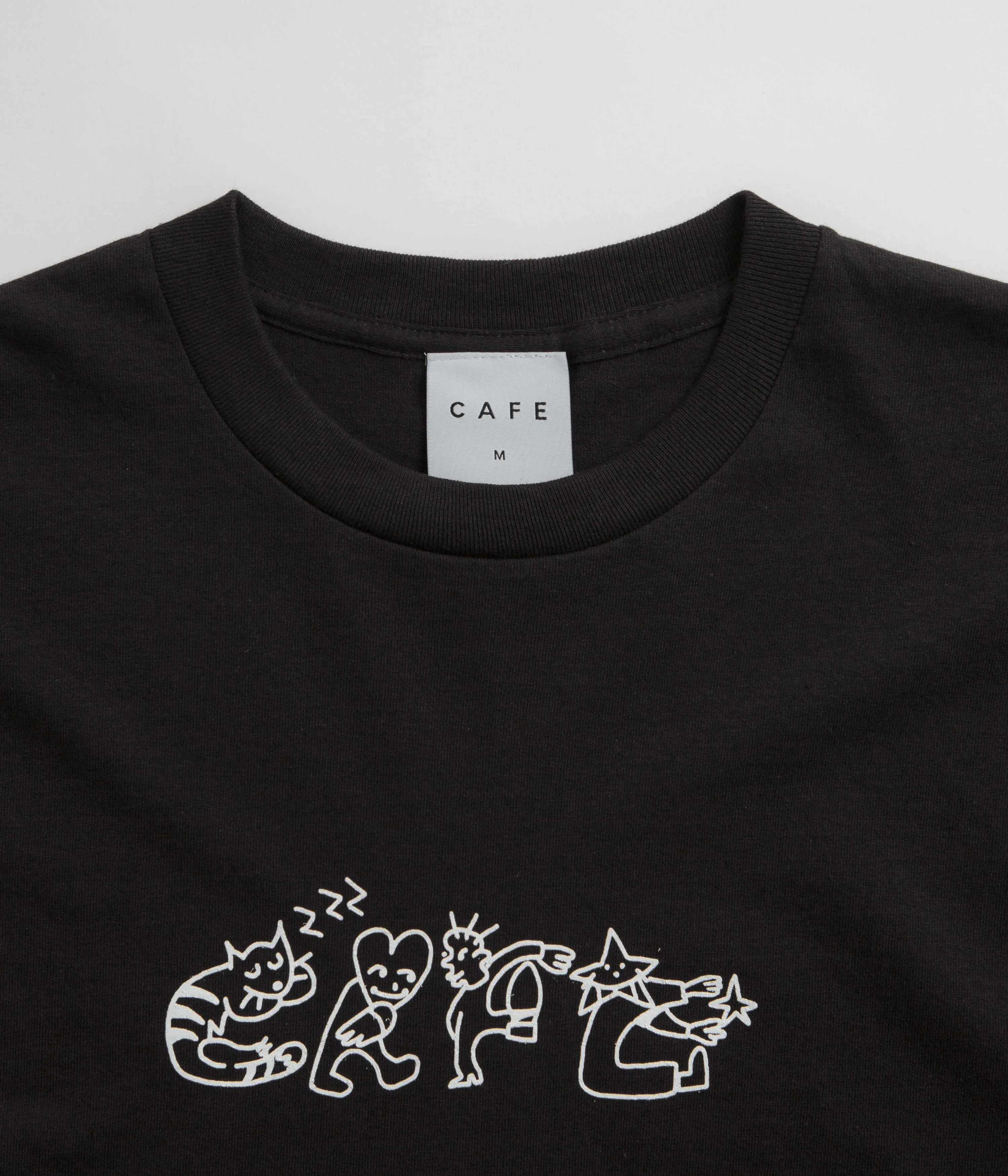 Skateboard Cafe Buddy T-Shirt - Black