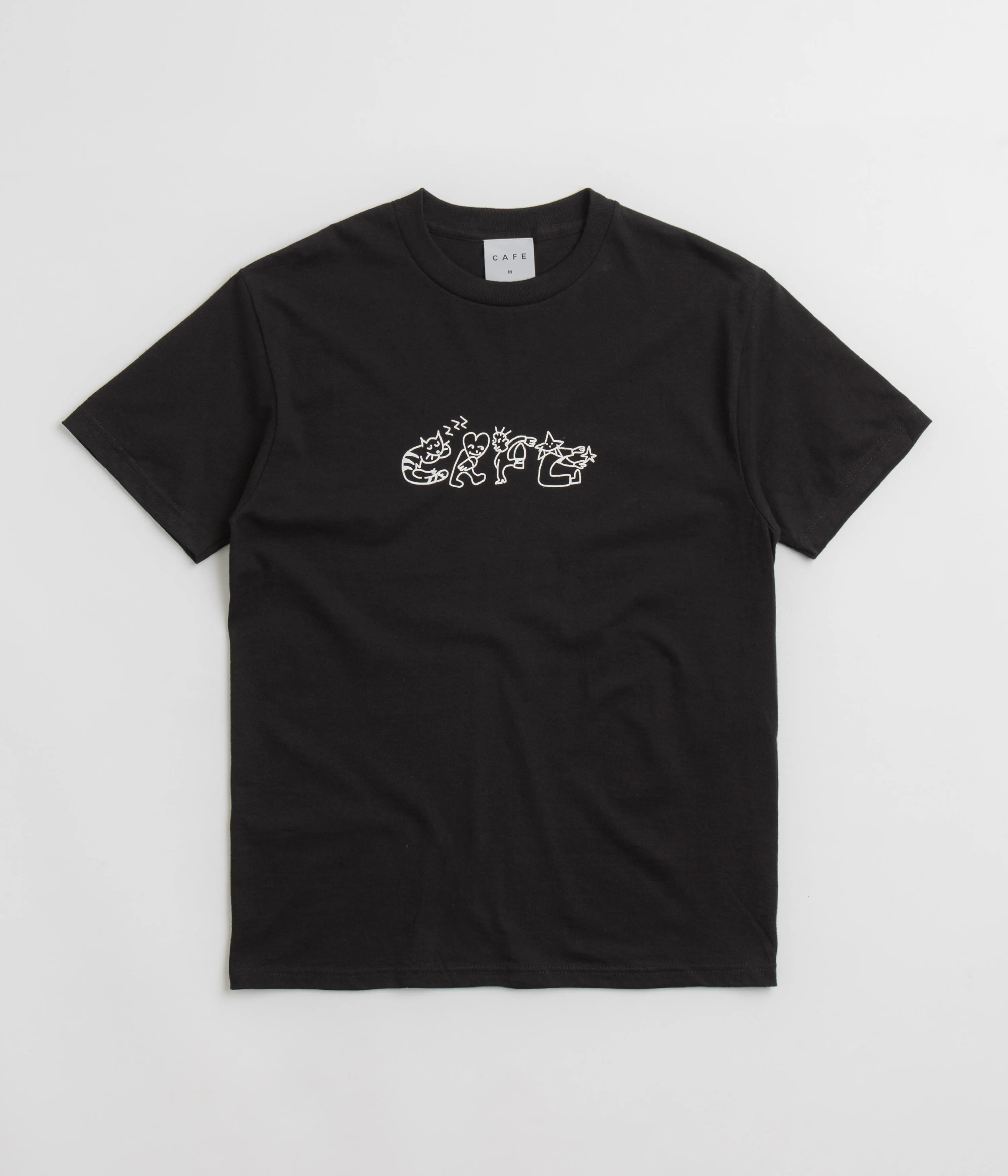 Skateboard Cafe Buddy T-Shirt - Black