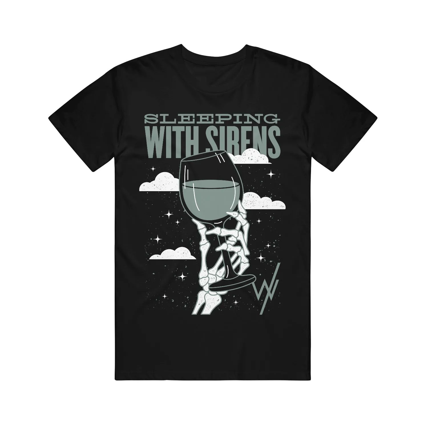 Skeletons Cheer Tour - Black T-Shirt