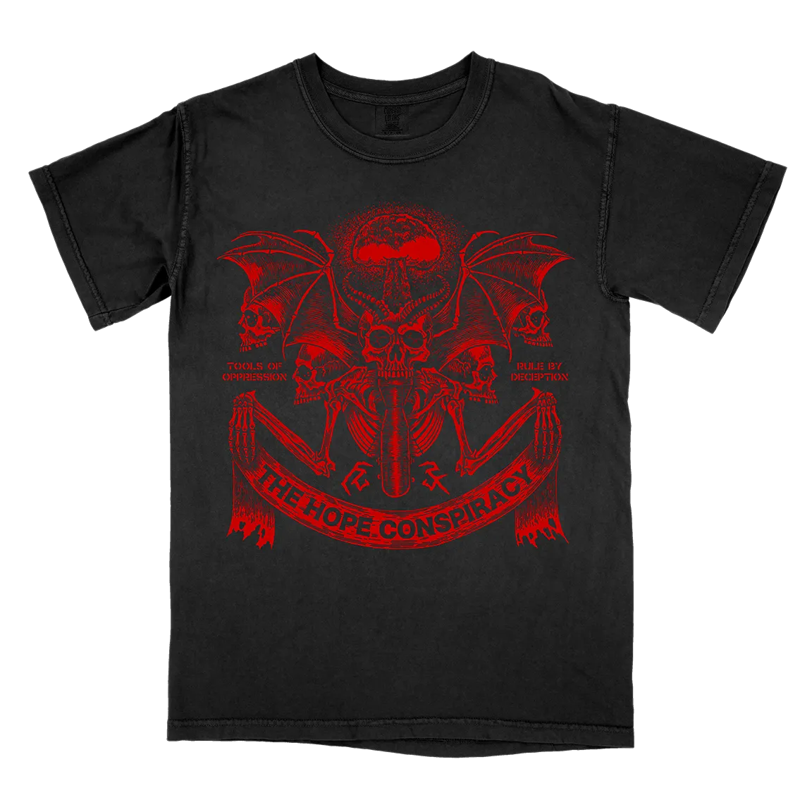 The Hope Conspiracy "Tools Of Oppression: Red" Black Premium T-Shirt