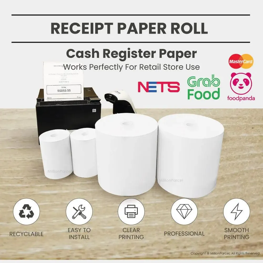 Thermal Paper Roll | Receipt Paper Roll