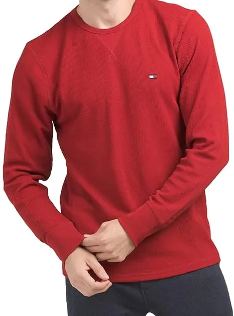 Tommy Hilfiger Men’s Thermal Long Sleeve Crew Neck Shirt