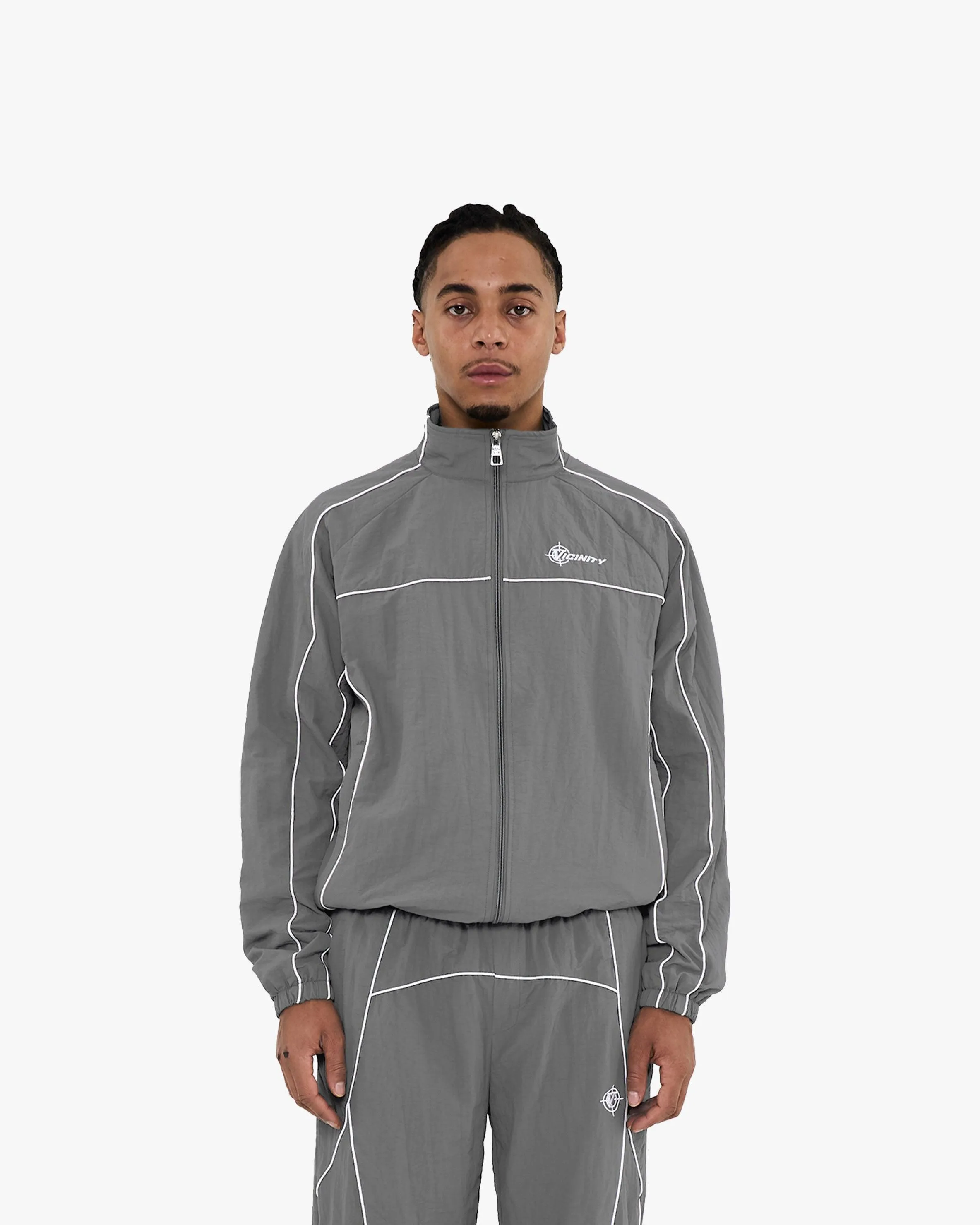 TRACK JACKET DARK GREY