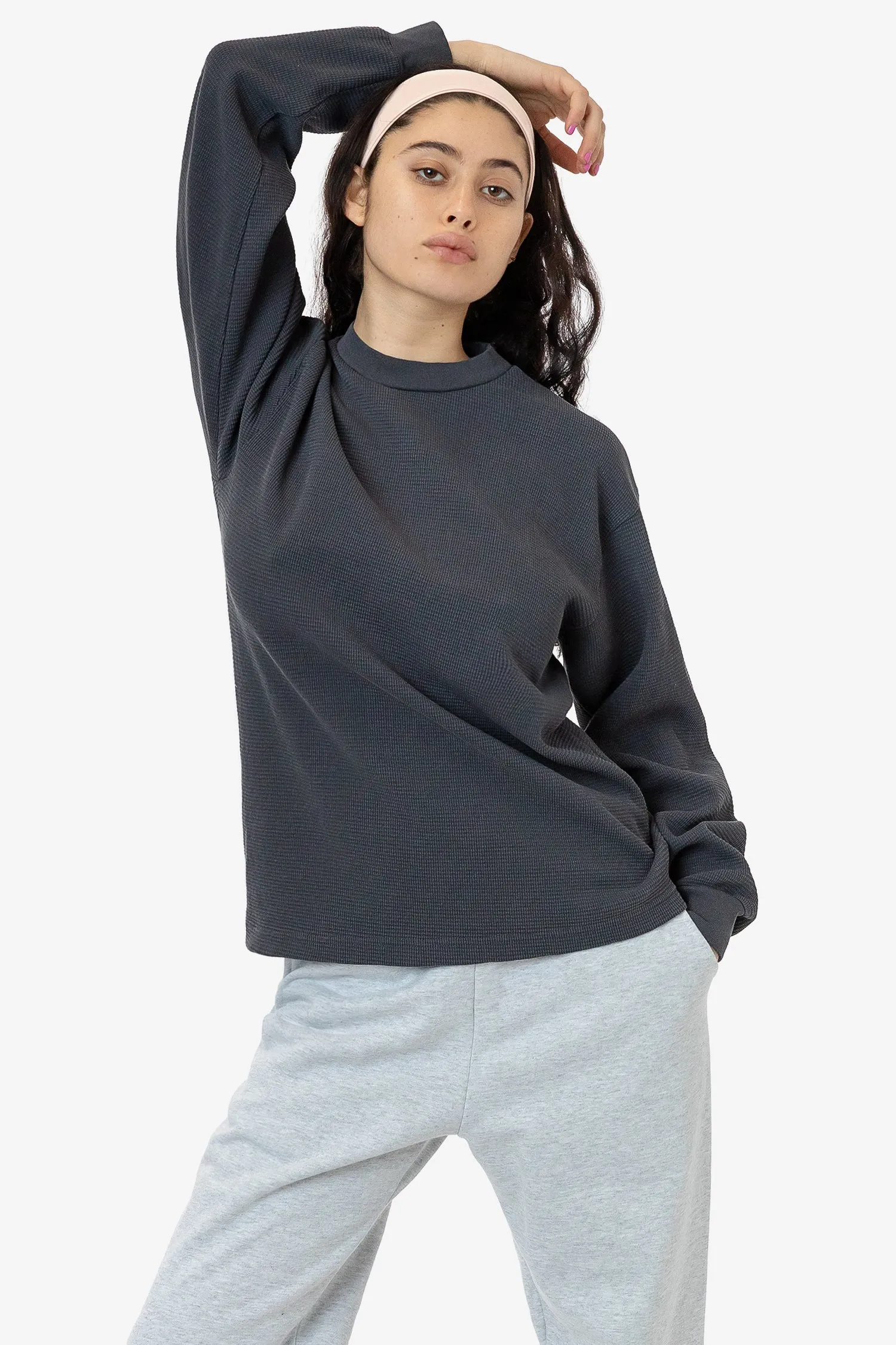 TX407GD Unisex - Long Sleeve Heavy Thermal Crew Neck