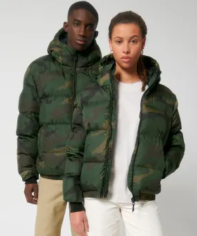 Unisex Puffer AOP oversize jacket