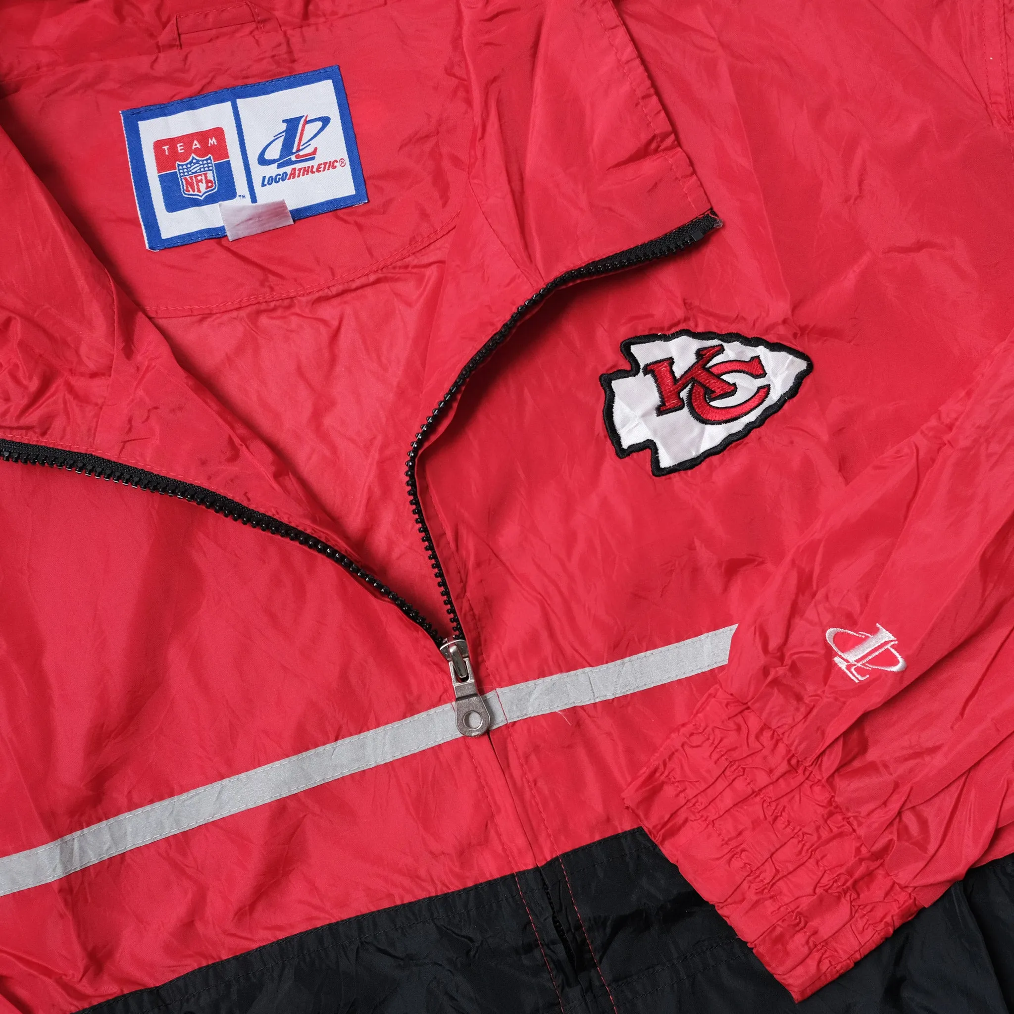 Vintage Kansas City Chiefs Track Jacket Large