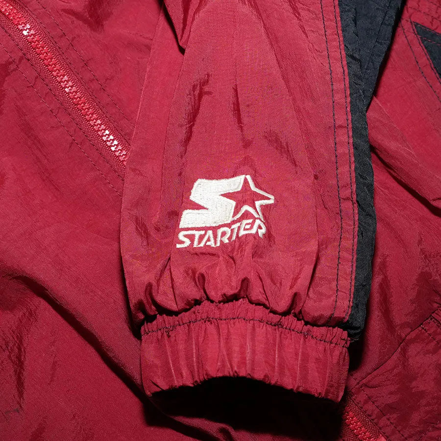 Vintage Starter UMass Track Jacket Large