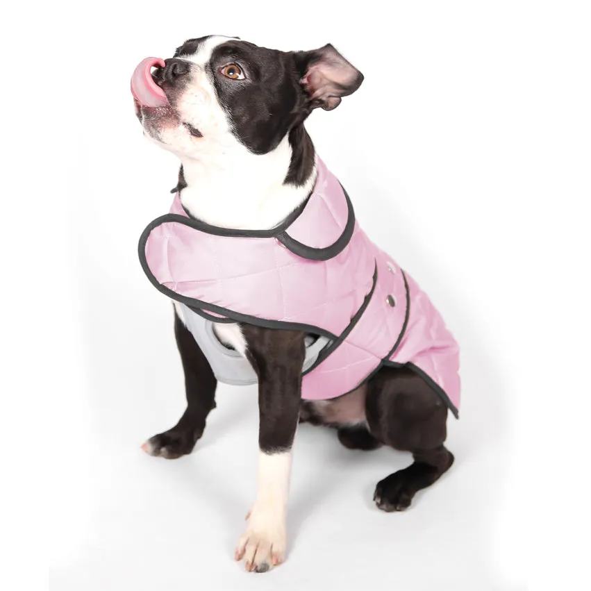 Walksters Premium Quilted Coat in Pink