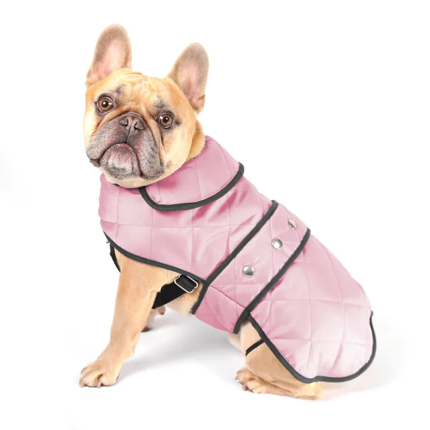 Walksters Premium Quilted Coat in Pink